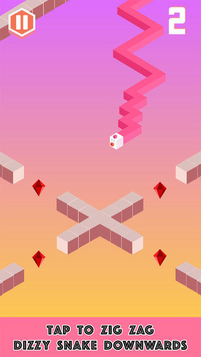 Dizzy Snake ゲームのスクリーンショット
