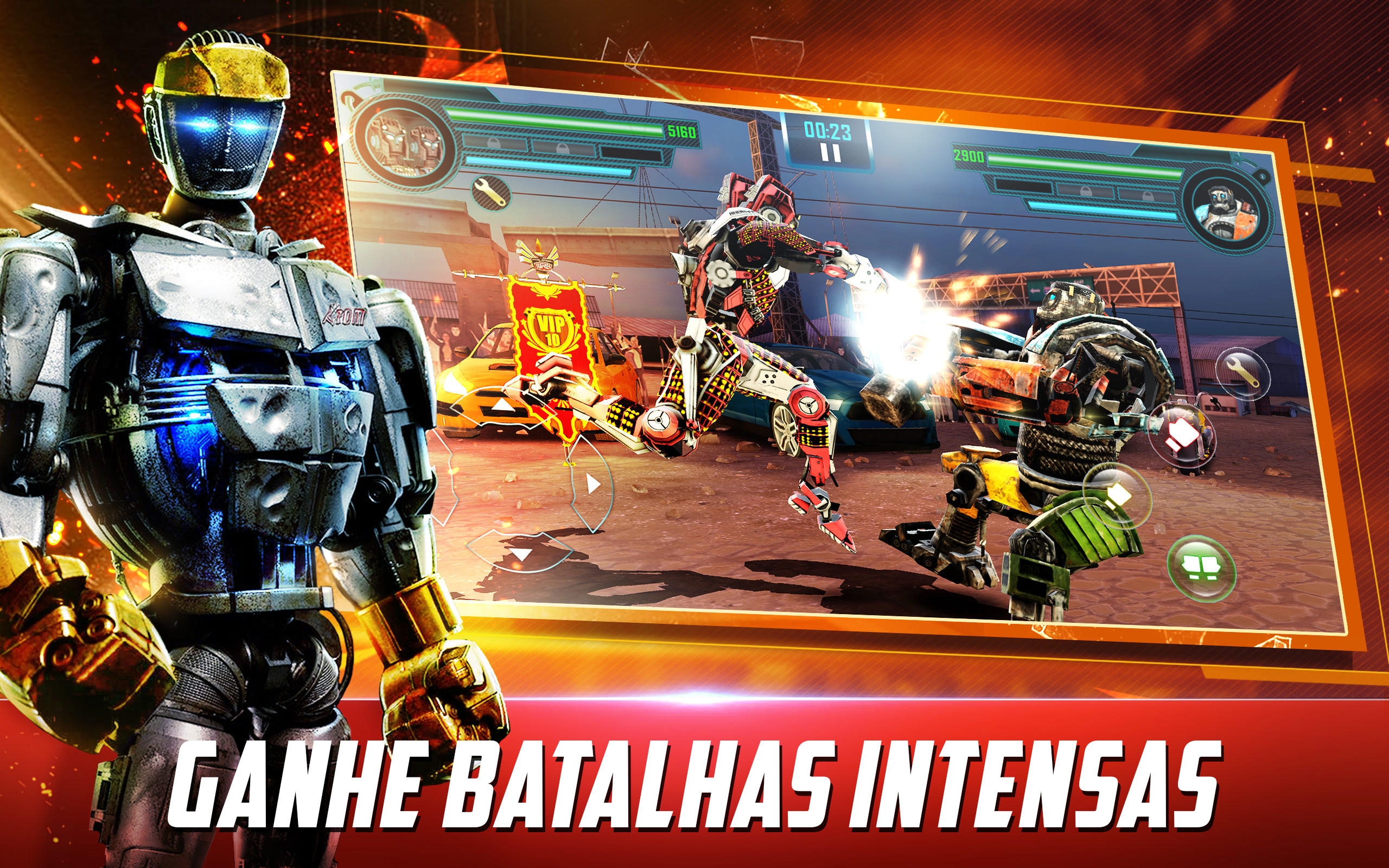 Captura de Tela do Jogo Real Steel World Robot Boxing