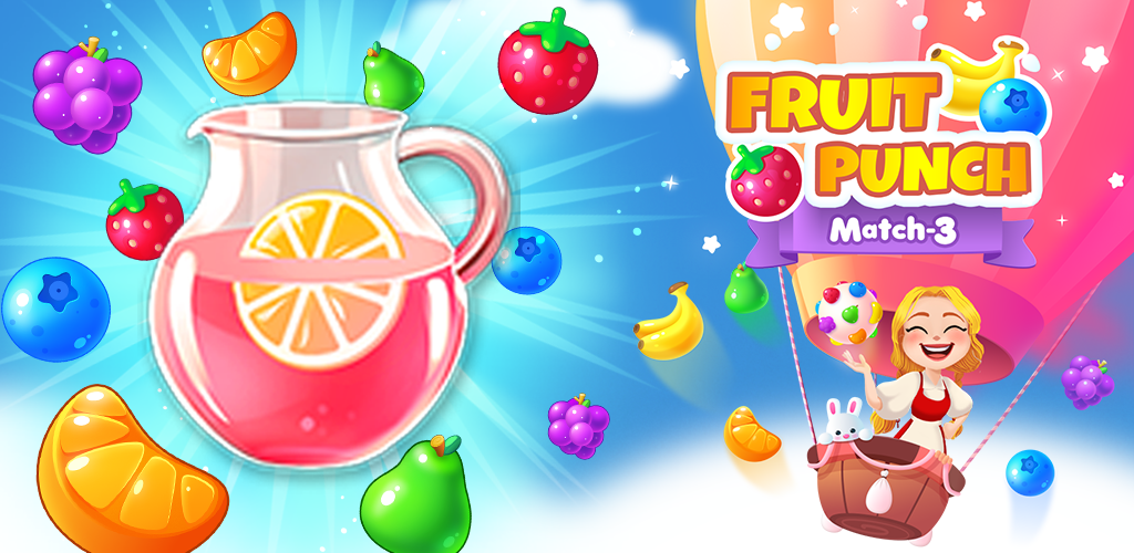 Banner of New Sweet Fruit Punch – Match 3 Puzzle game 1.0.29