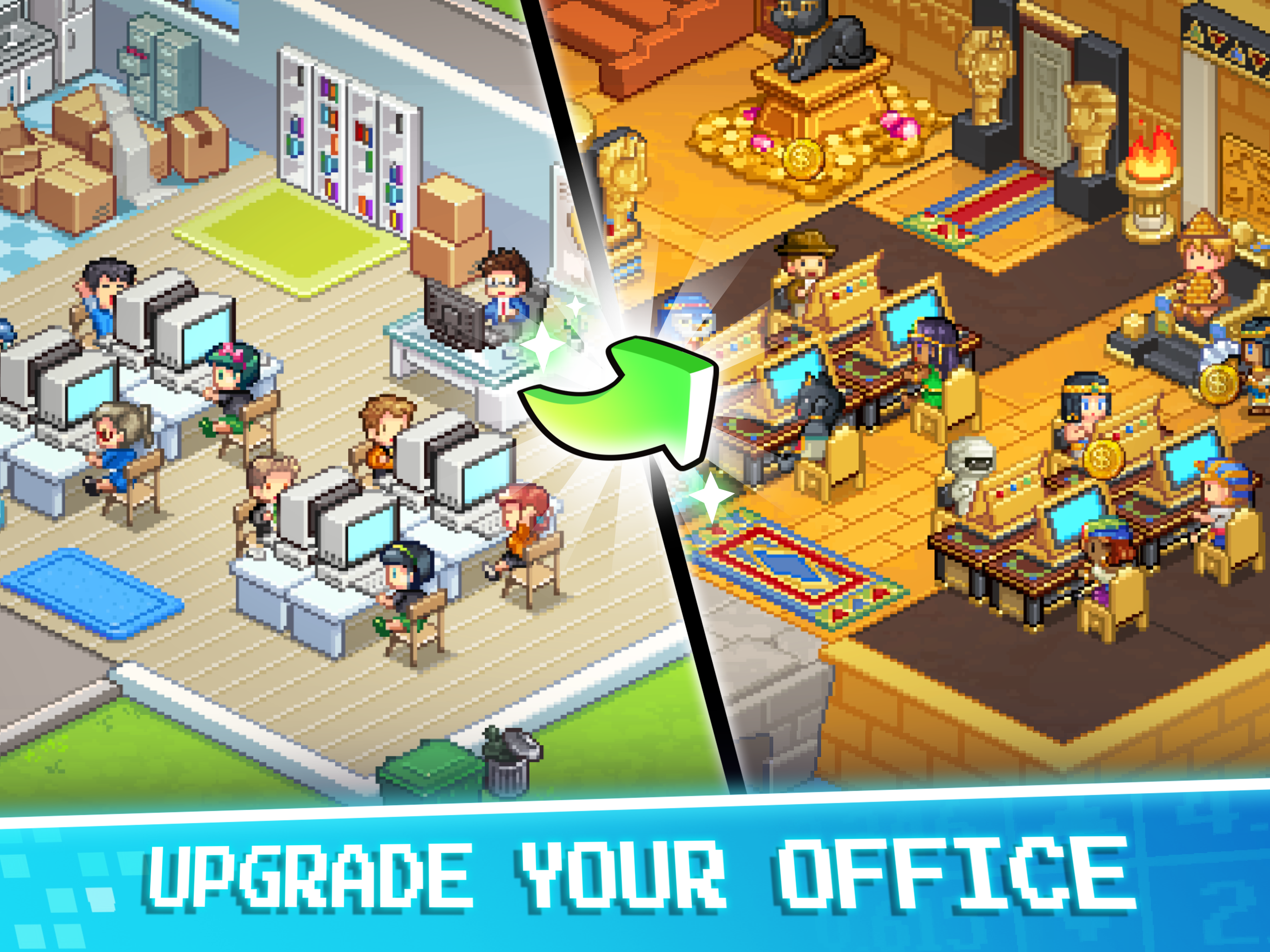 Tap Tap Trillionaire: 8 Bits Game Screenshot