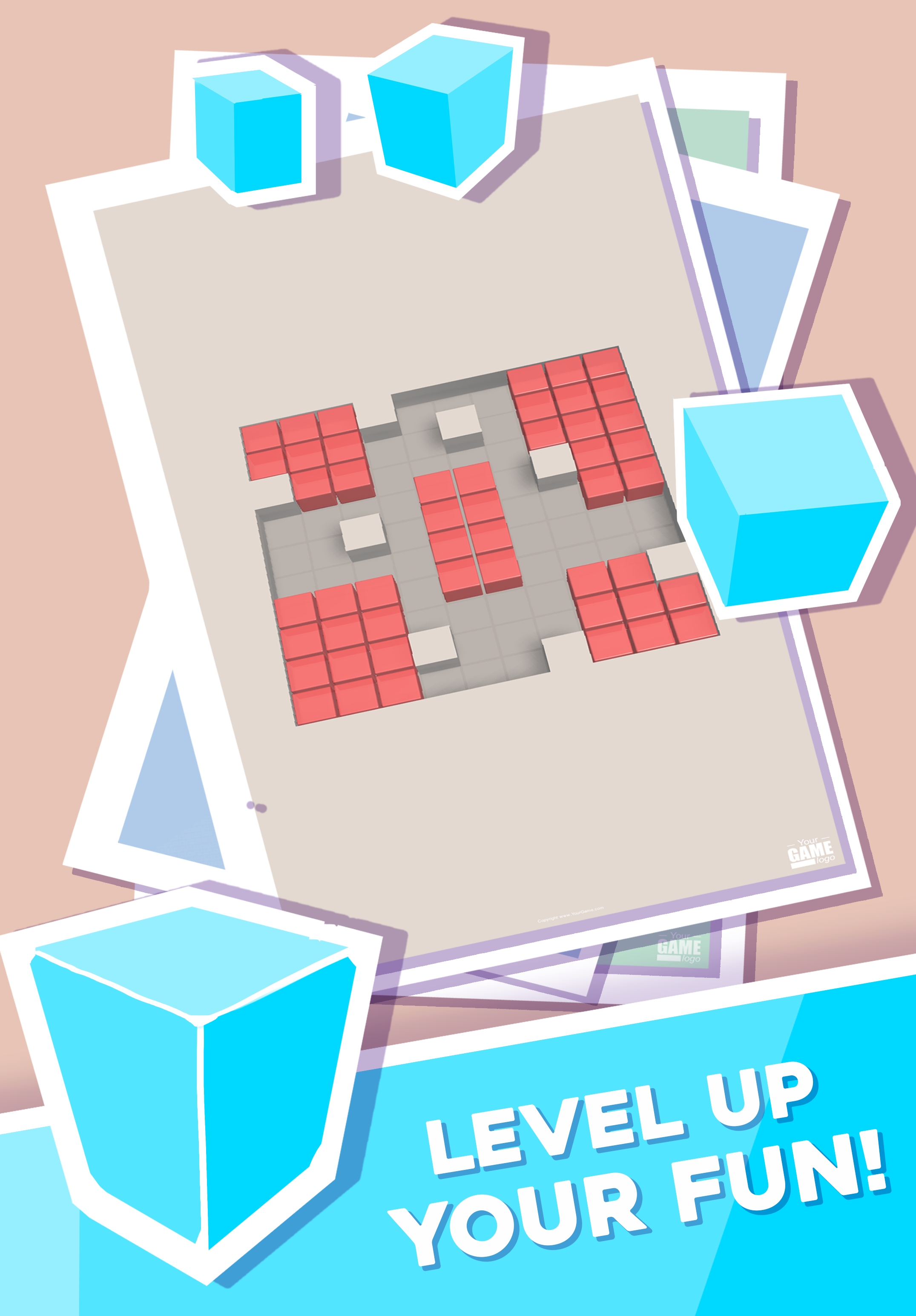 Cube Slider Game Screenshot