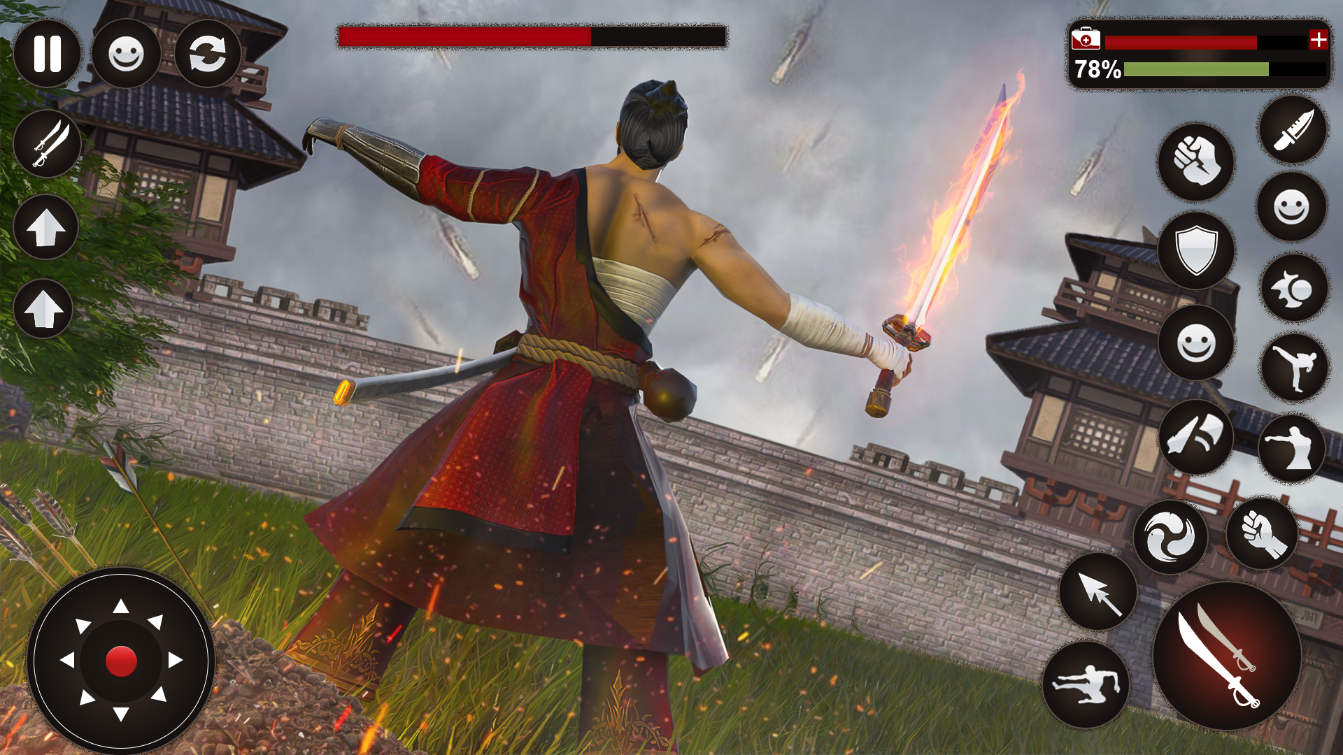 Screenshot 1 of การต่อสู้ด้วยดาบ - เกมซามูไร 1.5.3