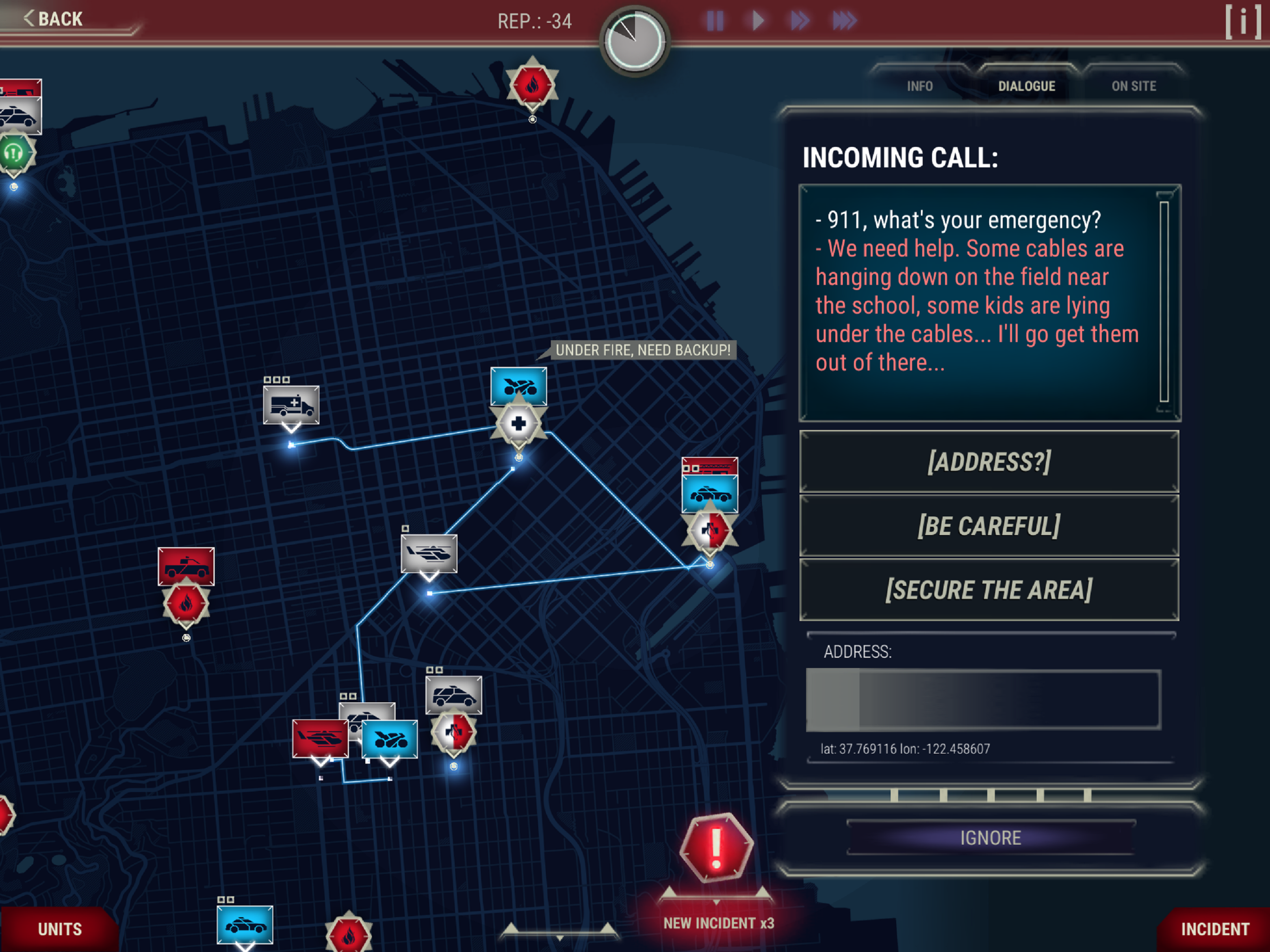 911 Operator Game Screenshot