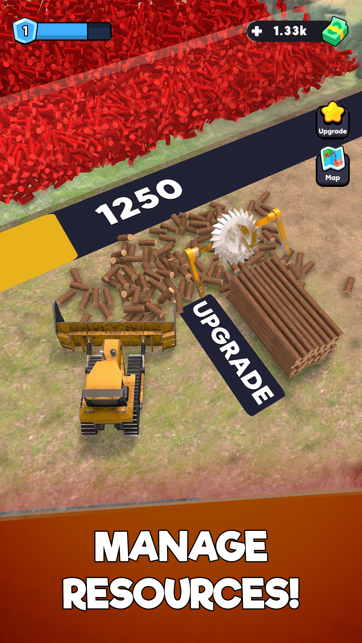 Idle Lumber Chopper Empire Inc Game Screenshot