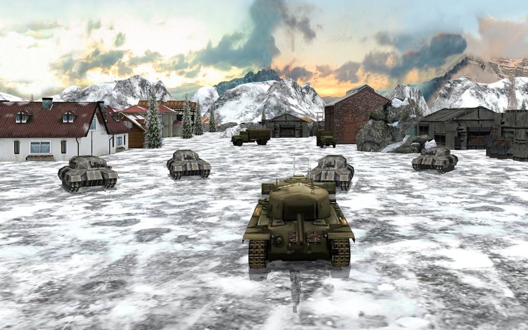 Heavy Army Tank Driving Simulator World War Blitz screenshot game