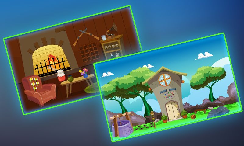 Cute Boy Escape From Green Garden House Game-309 screenshot game