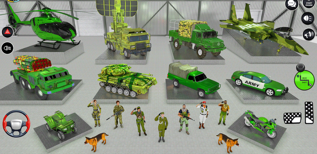 Cuplikan Layar Game Army Vehicle Truck Transport