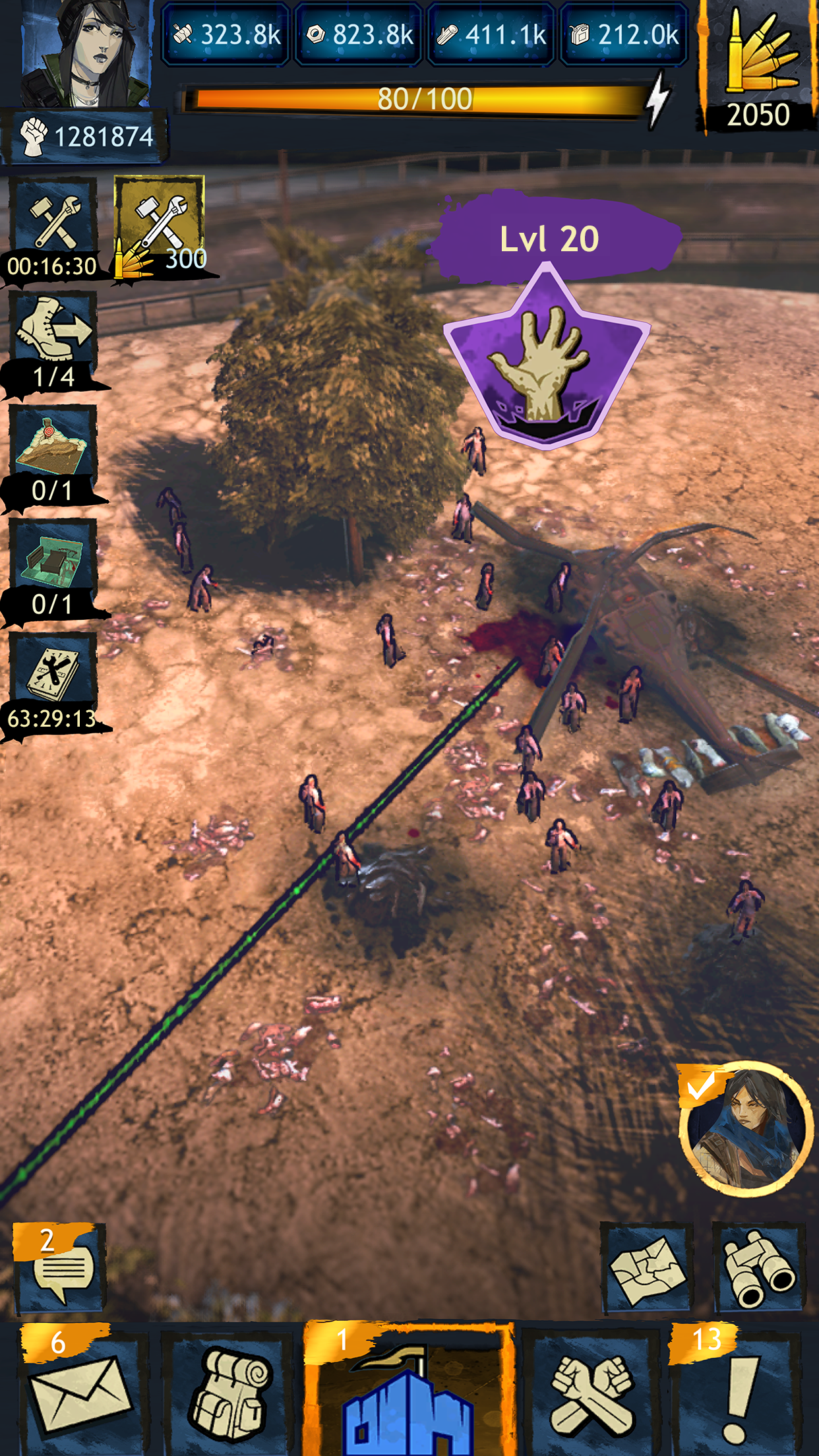 The Walking Dead: March To War Game Screenshot