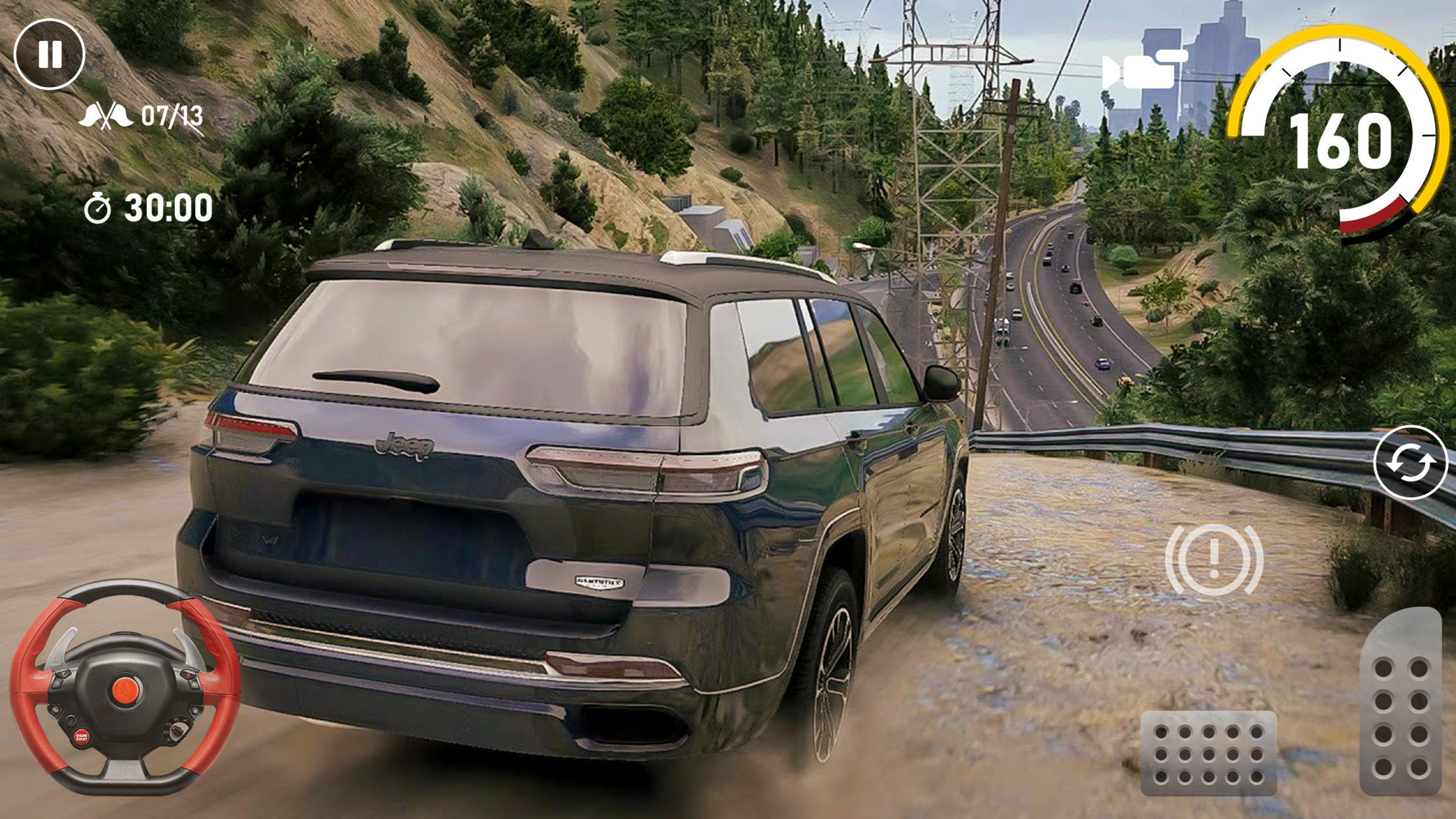 Offroad 4x4 Car Driving Game Game Screenshot