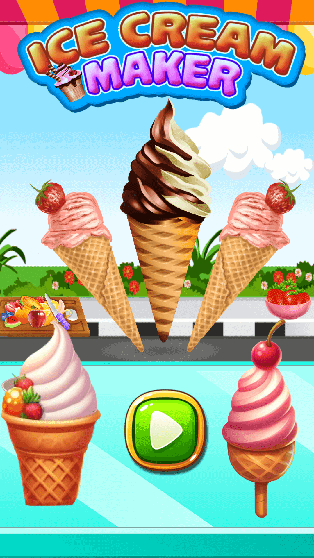 Popsicles Ice Cream Games Game Screenshot