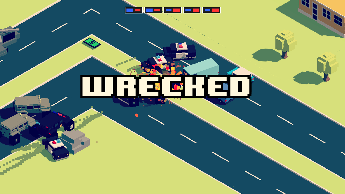 Smashy Road: Wanted Game Screenshot