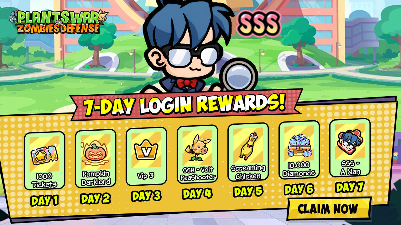 Plants War: Zombies Defense Game Screenshot