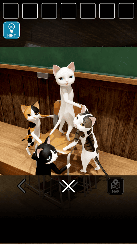 脱出ゲーム　猫様の学び舎からの脱出 Game Screenshot