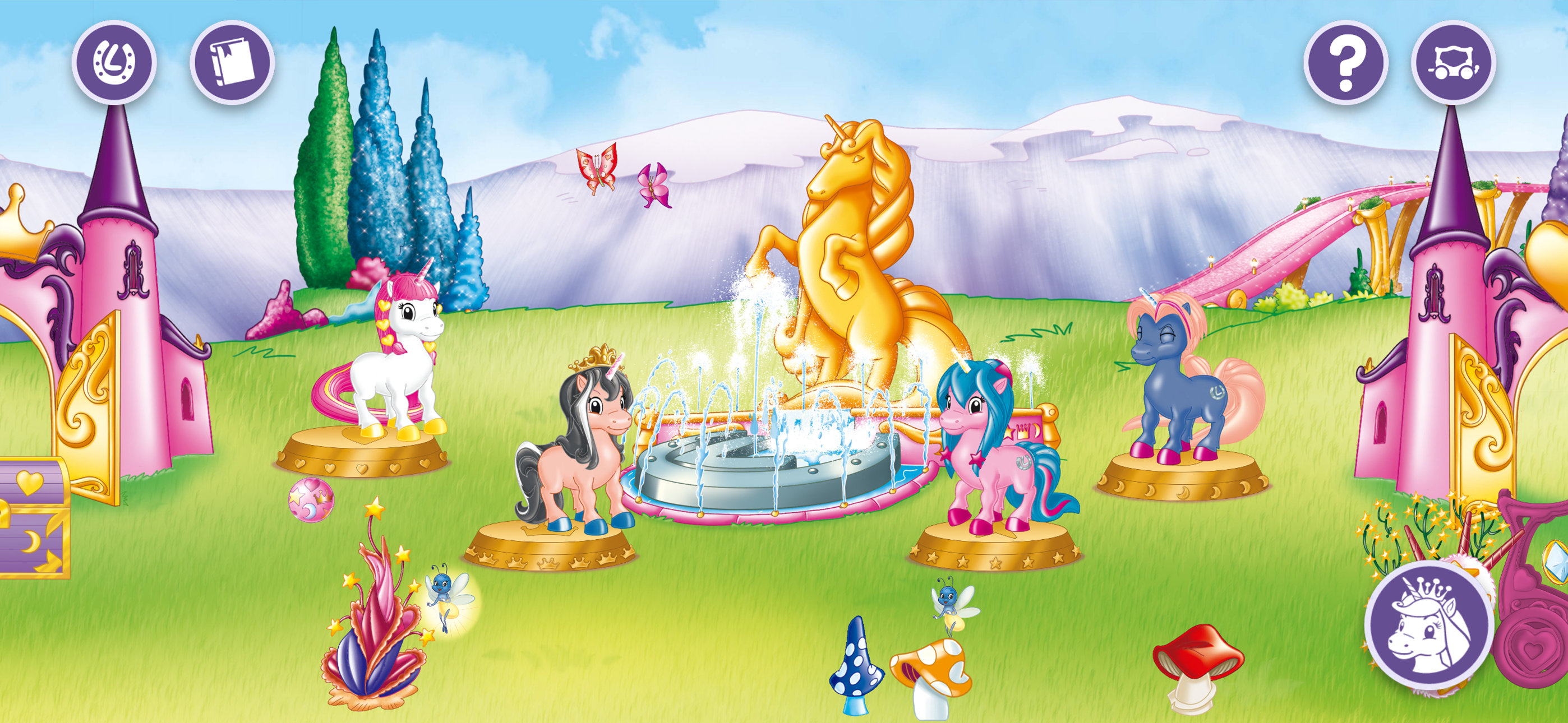 Captura de Tela do Jogo Lissy PONY Magical Adventures