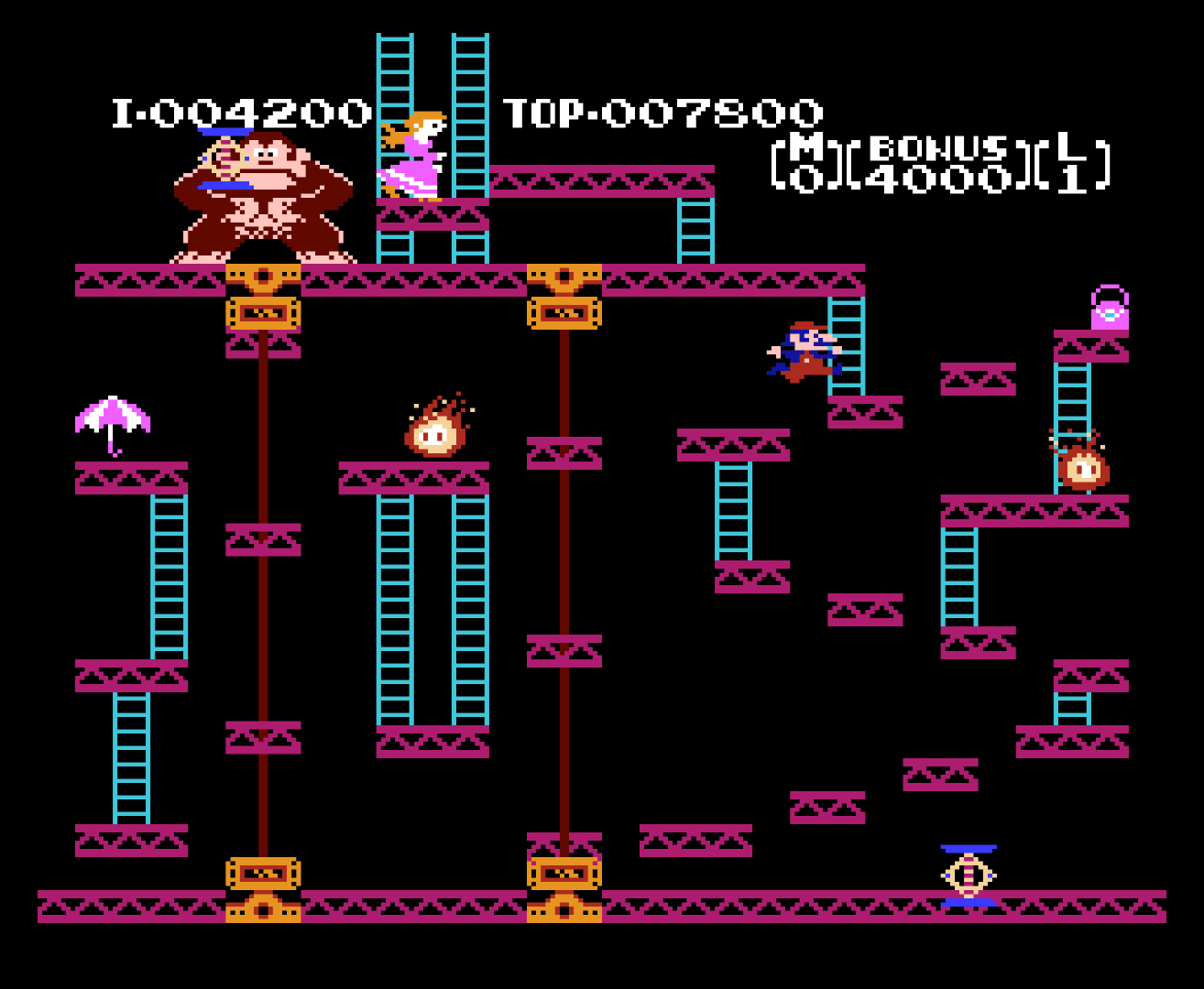 Monkey Kong Classics 게임 스크린샷