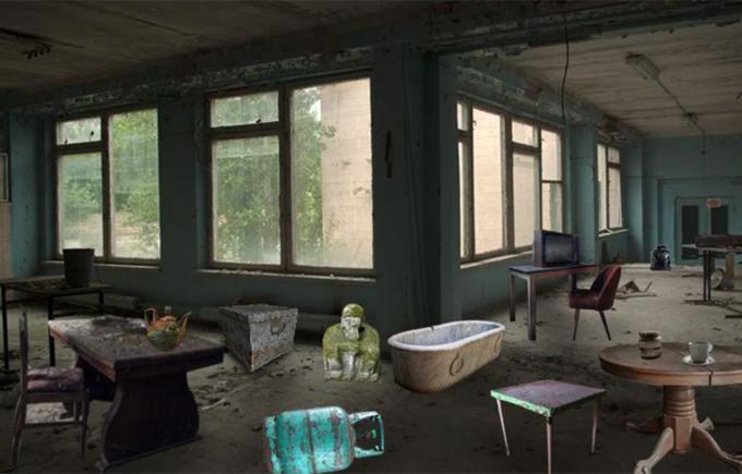 Can You Escape Ruined House 4 Game Screenshot