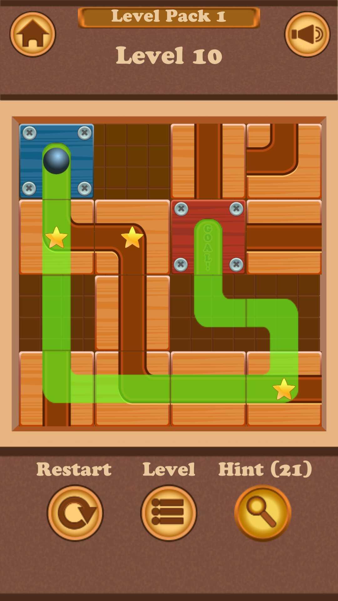 Скриншот игры Roll The Ball