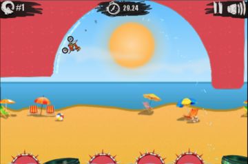 Cuplikan Layar Game Moto X3M Pool Party