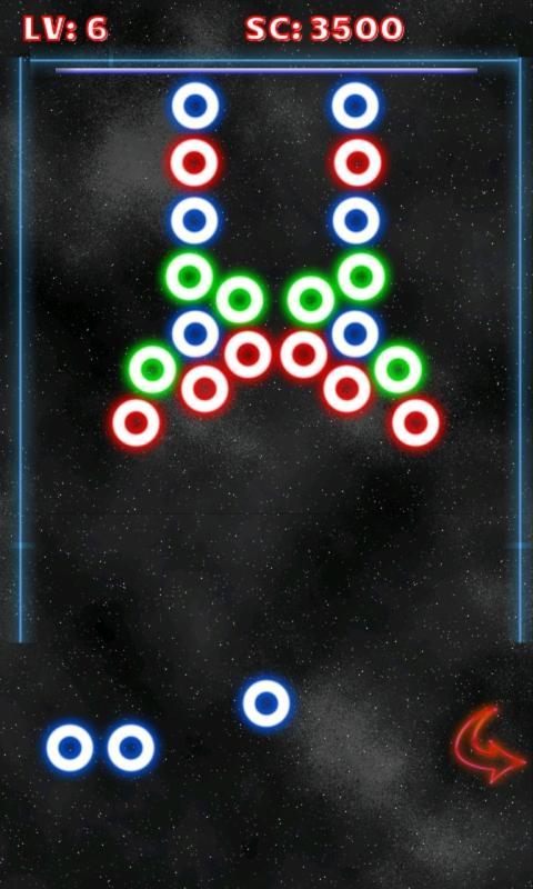 Glow Bubbles Shoot Game Screenshot