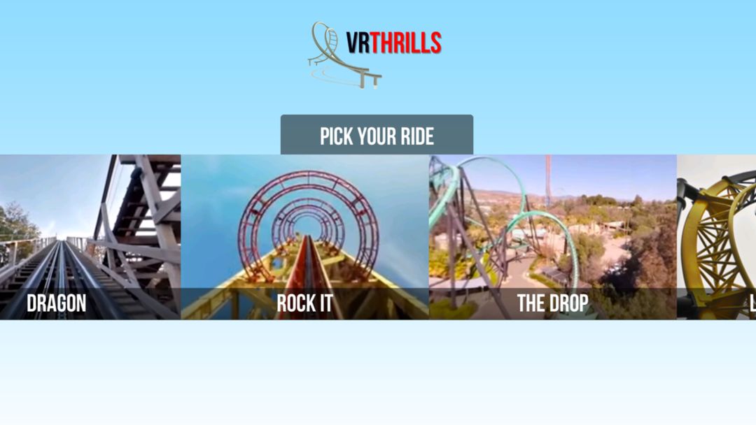 VR Thrills: Roller Coaster 360 (Google Cardboard) 게임 스크린 샷
