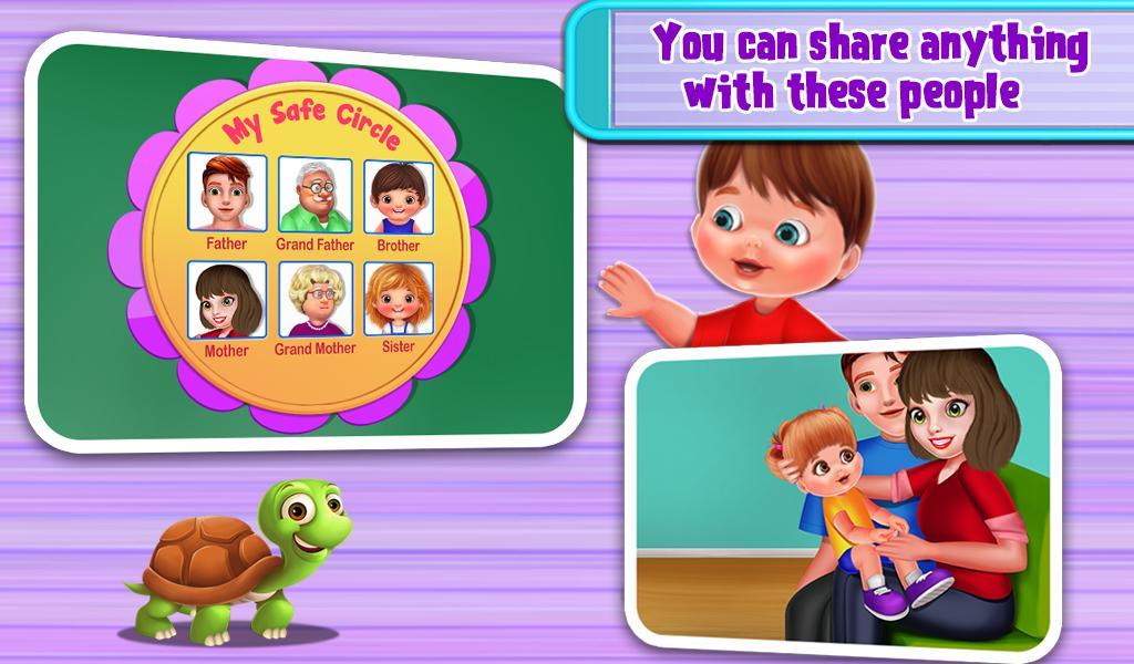 Screenshot of Child Safety Good & Bad Touch