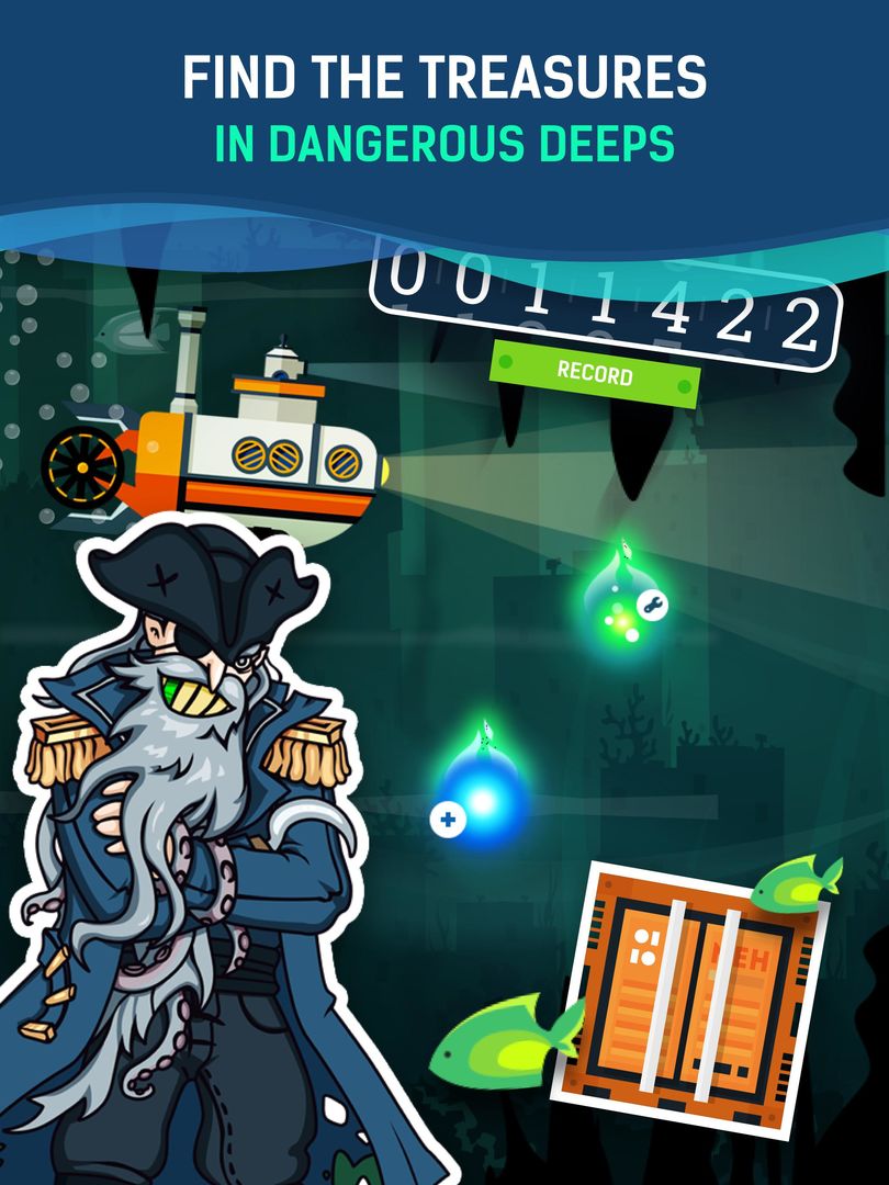 Idle Submarine: Crafting gold screenshot game
