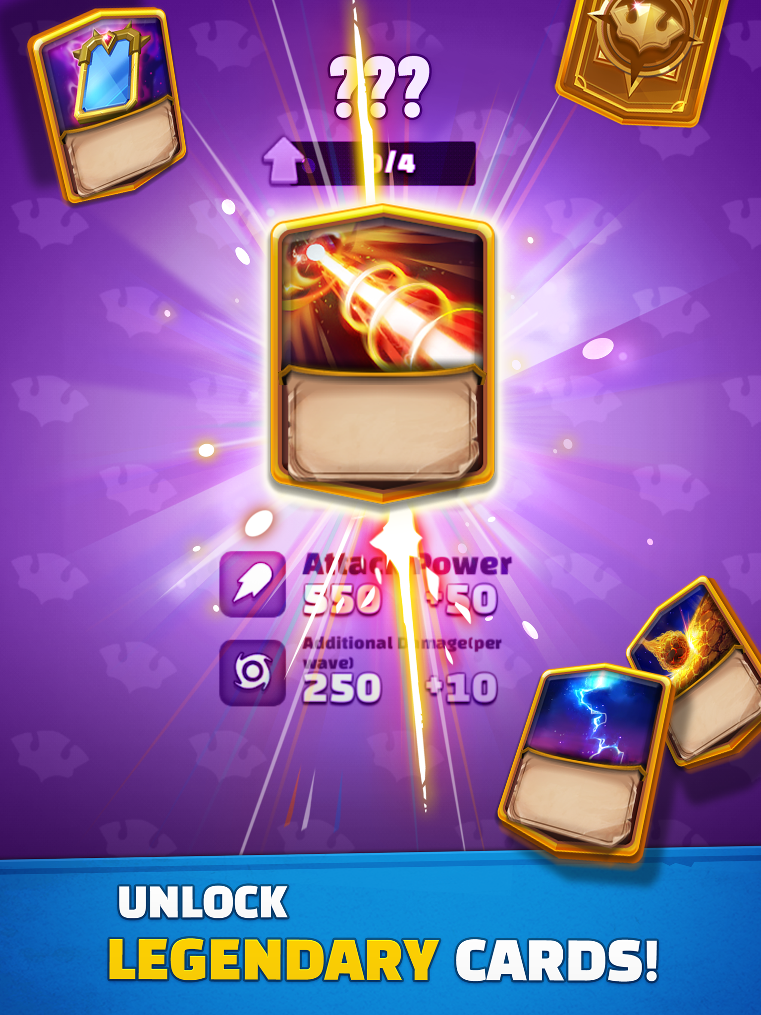 Random Card Defense Game Screenshot