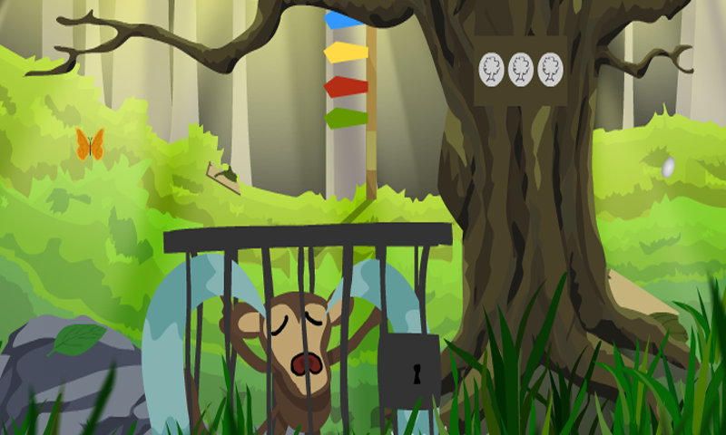 Rescue The Monkey Game Screenshot