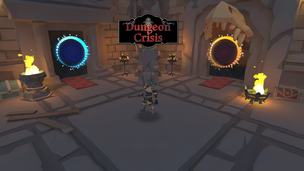 Screenshot 1 of Dungeon Crisis: เกมแอคชั่น RPG ออฟไลน์ 1.0.1