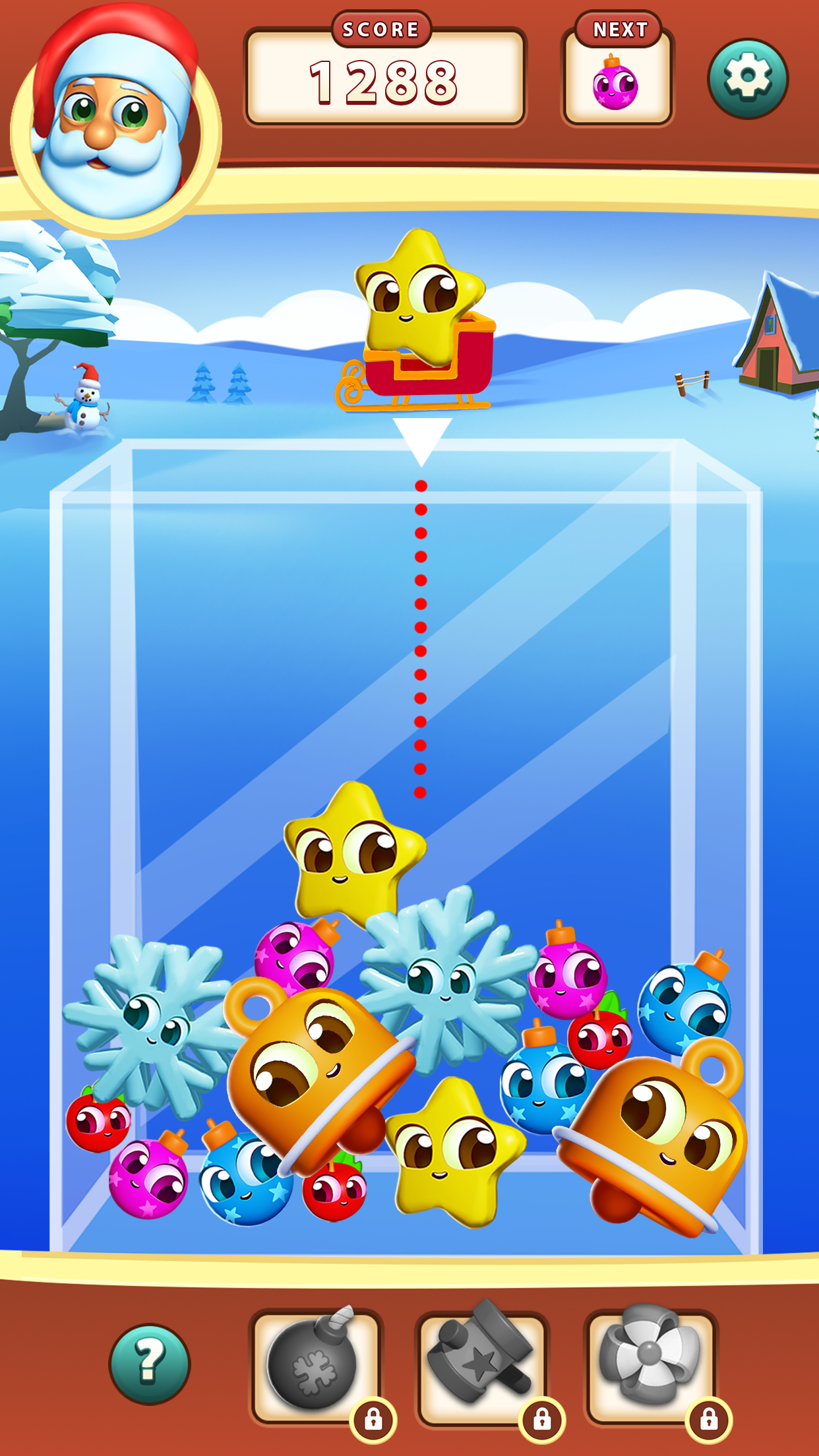 Merge to Santa: Fun Merge Game Screenshot