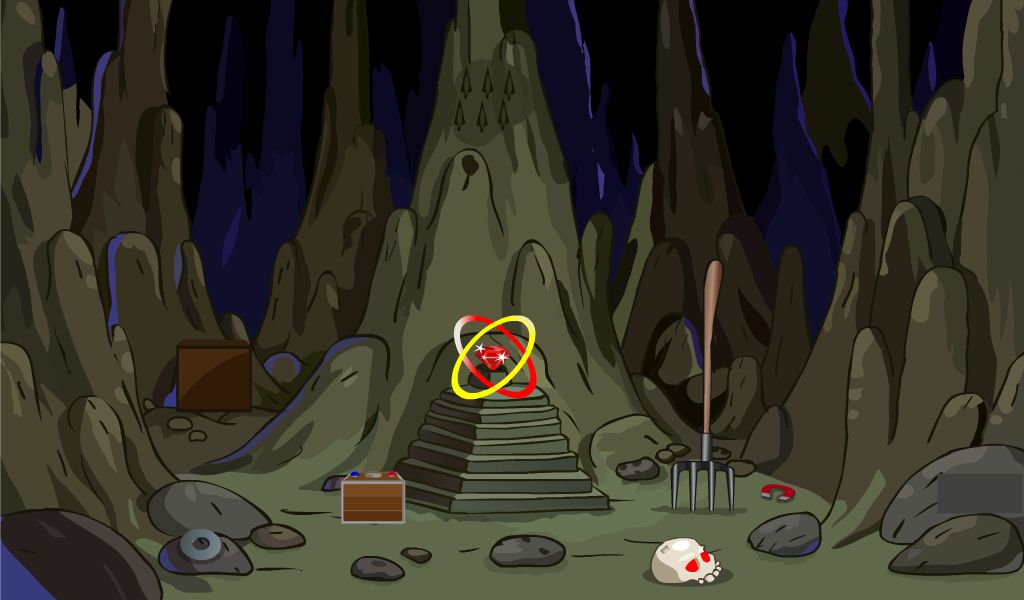 Cave Red Diamond Escape 게임 스크린 샷