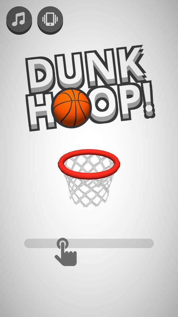 Dunk Hoop 게임 스크린 샷