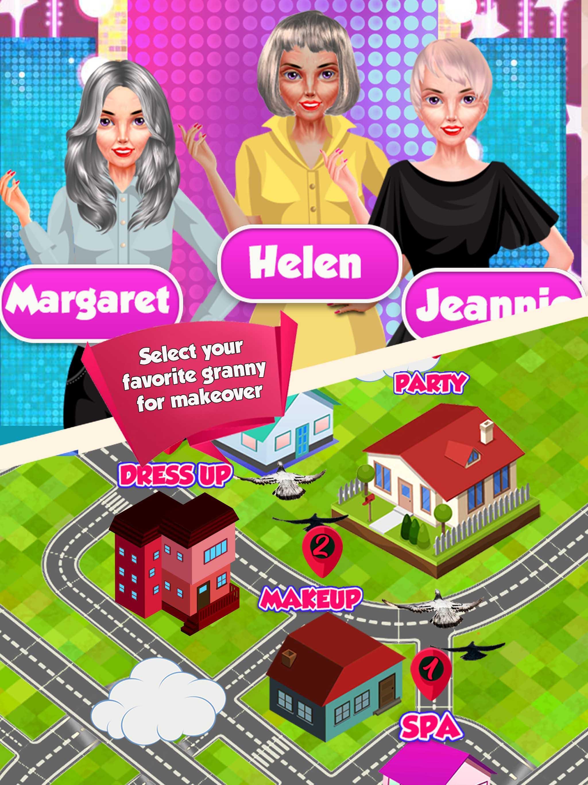 Grandmommy Makeover Spa Salon ภาพหน้าจอเกม