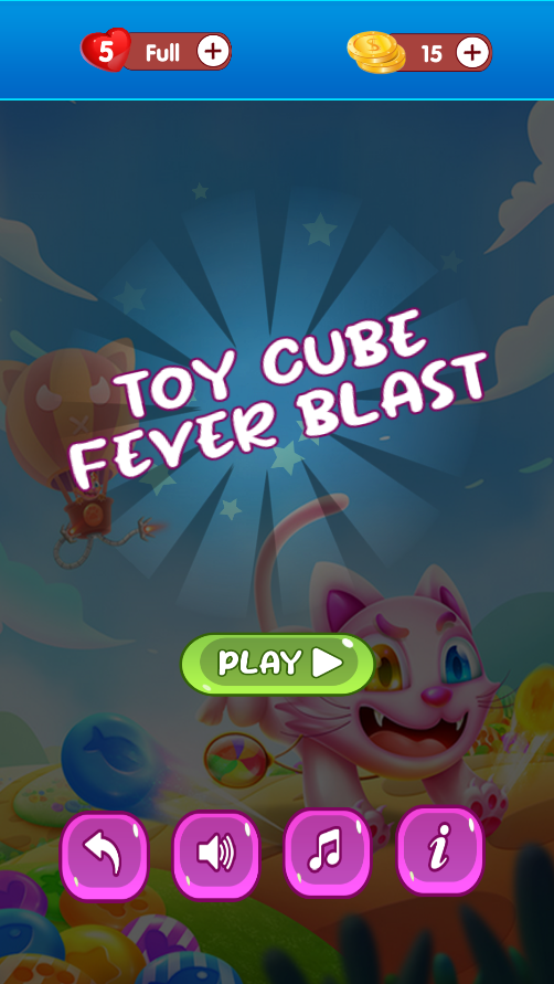 Toy Cube Fever Blast Game Screenshot