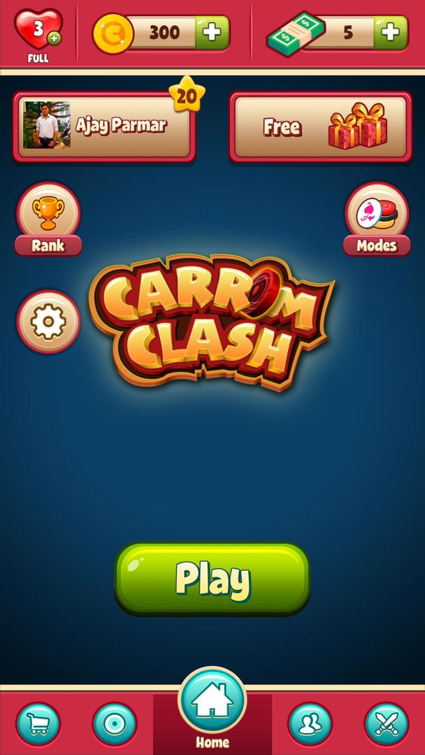 Screenshot of Carrom Clash