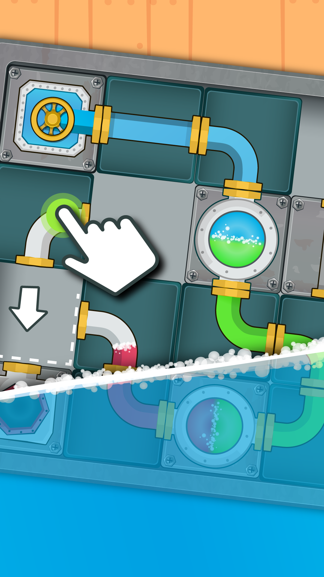 Screenshot of Unblock Water Pipes