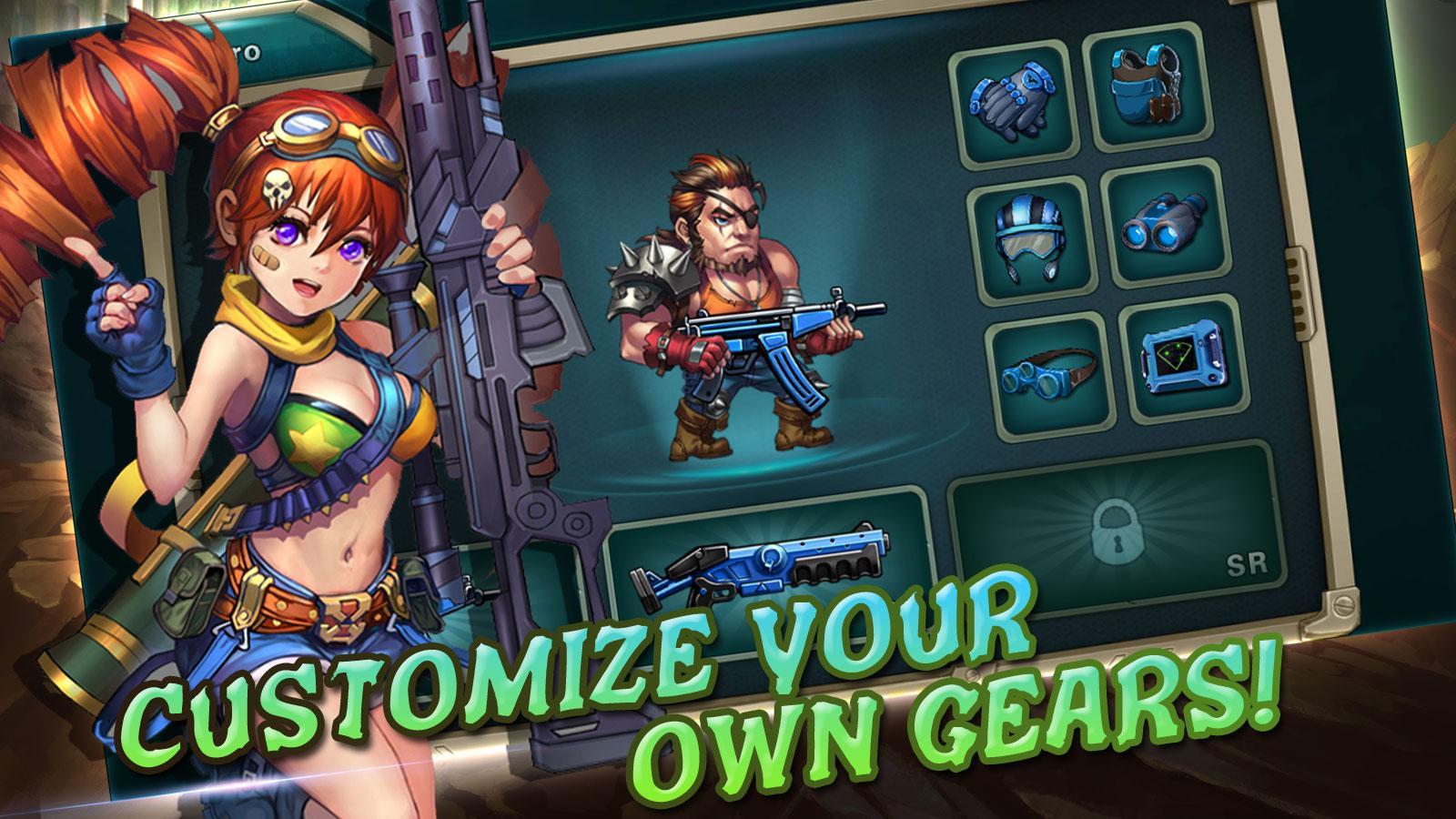 Cuplikan Layar Game Zombie Striders