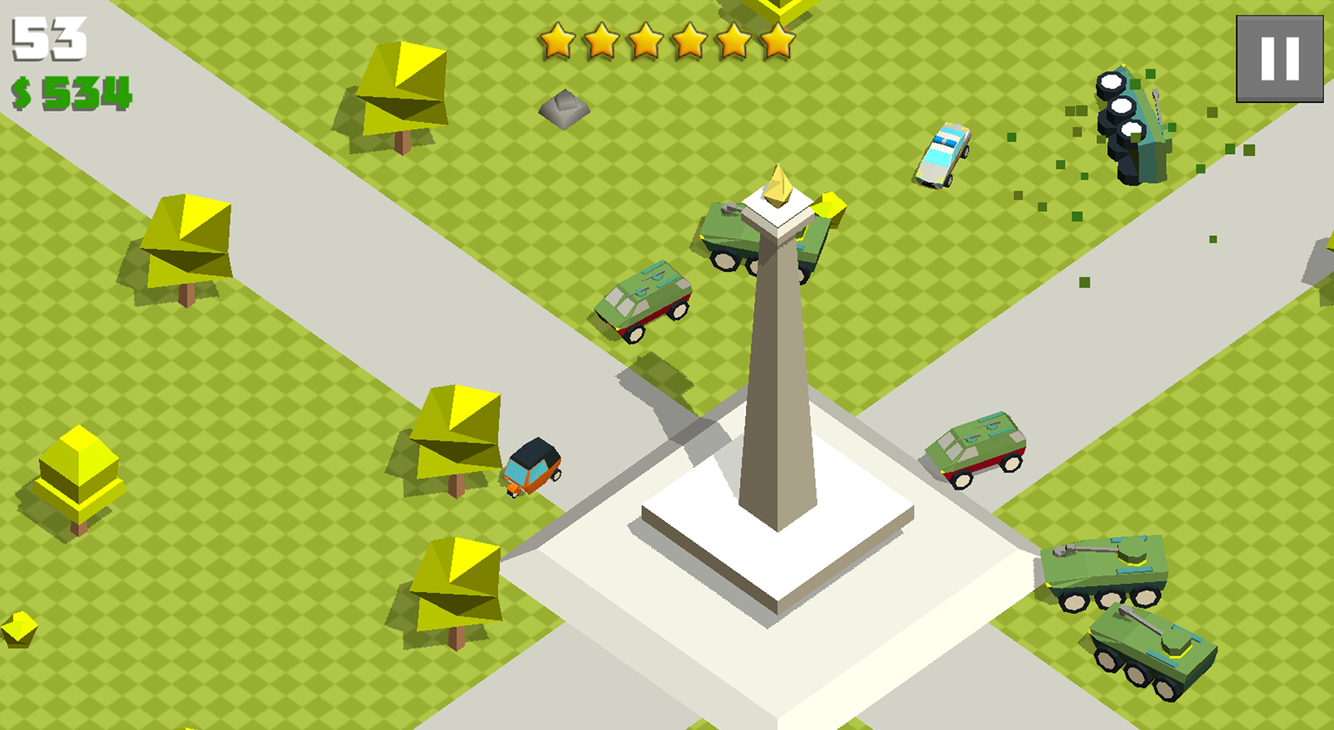 Crazy Cars Chase Game Screenshot