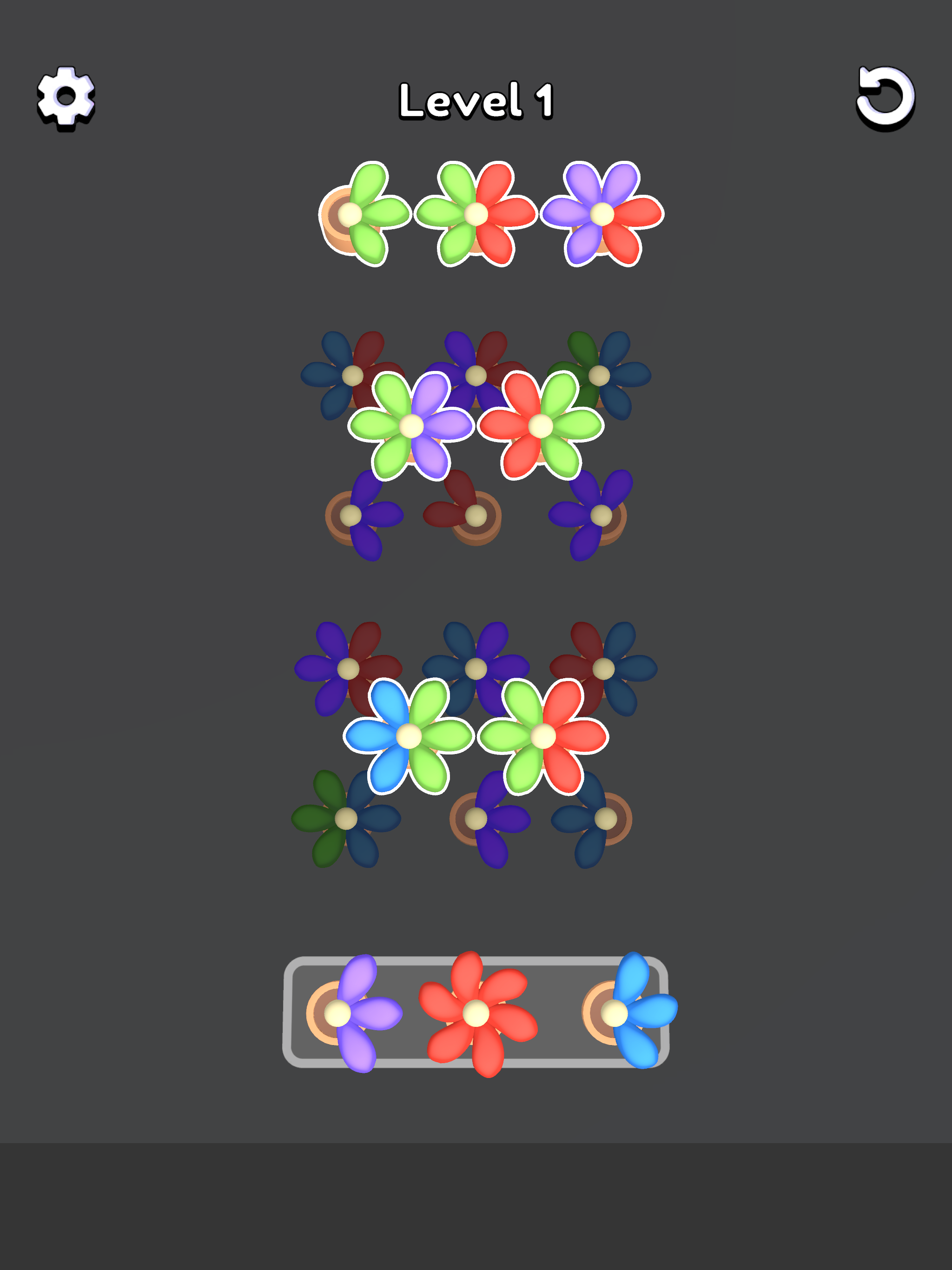 Bloom Match 3D ภาพหน้าจอเกม