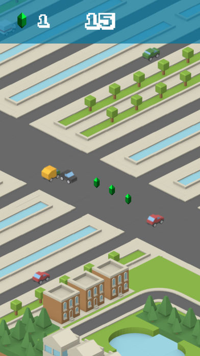 Screenshot of Crossy Traffic - Road Rider
