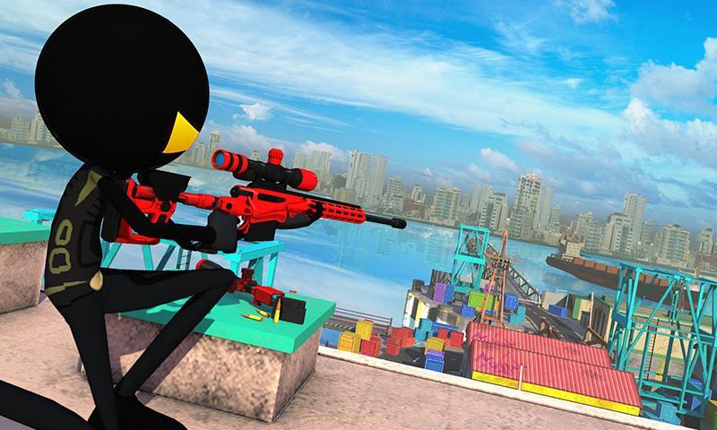Cuplikan Layar Game Stickman Battle : Online Shooter 3D