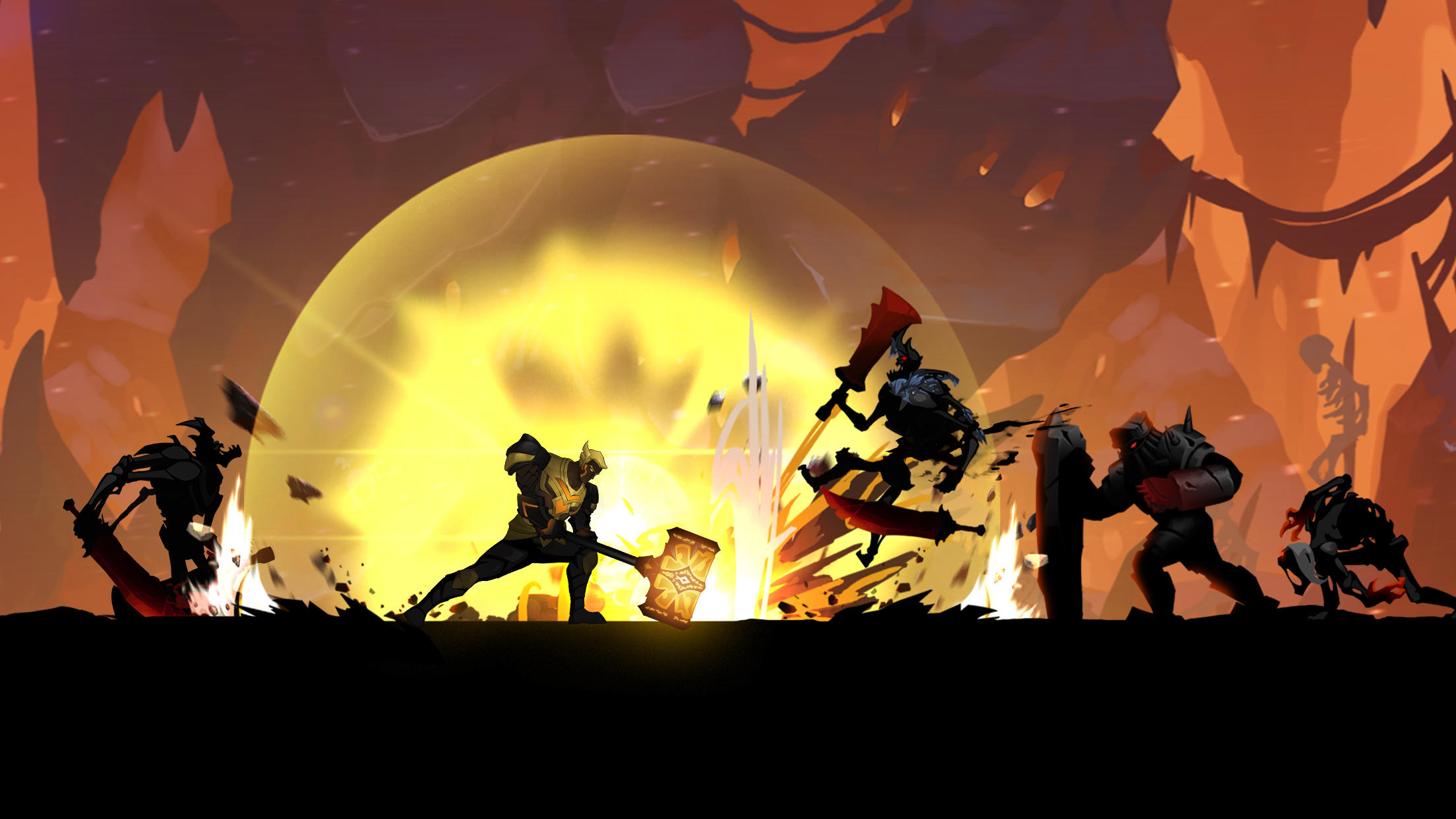Shadow Hero Offline Zombie War ภาพหน้าจอเกม