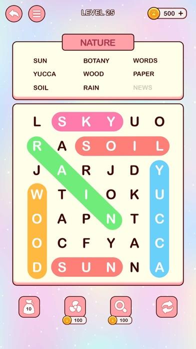 Cuplikan Layar Game Word Search Puzzle Games