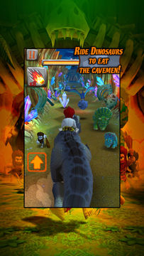 Caveman Dino Rush Game Screenshot