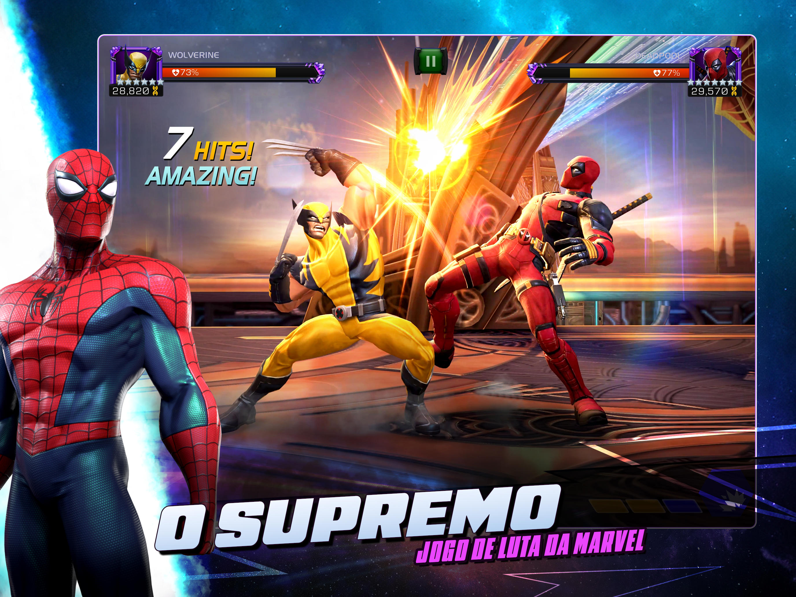 Captura de Tela do Jogo Marvel Torneio de Campeões