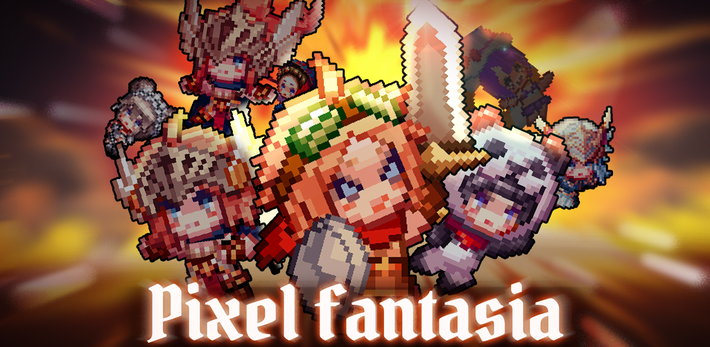 Banner of Pixel Fantasia: Leerlauf-RPG-SPIEL 3.0.21