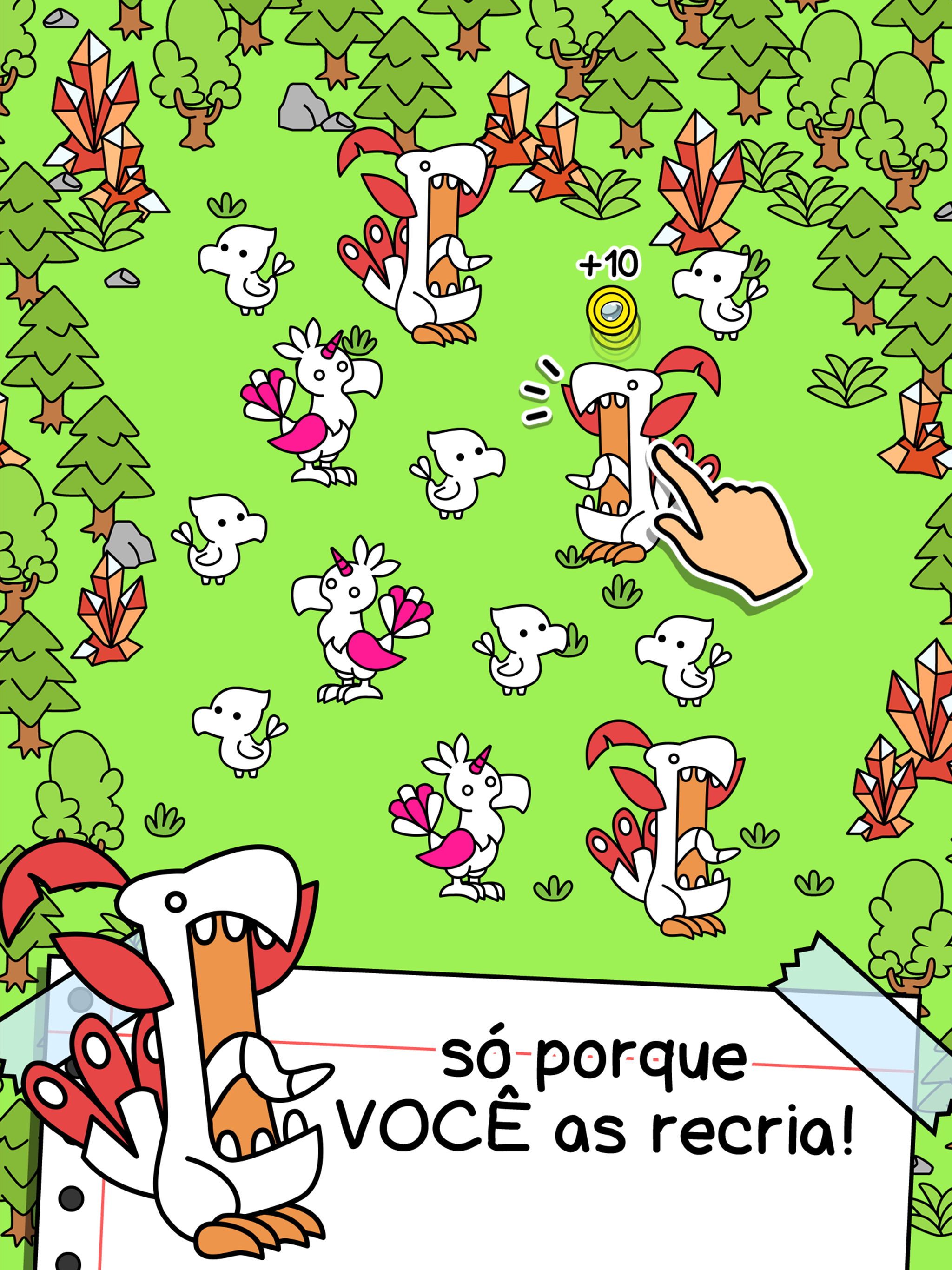 Captura de Tela do Jogo Phoenix Evolution: Idle Merge