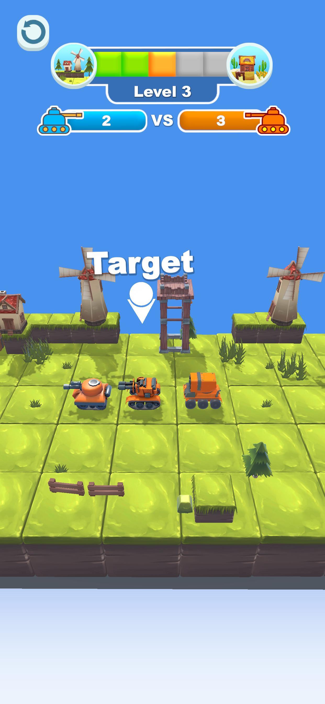 Merge Tank Master Game Screenshot