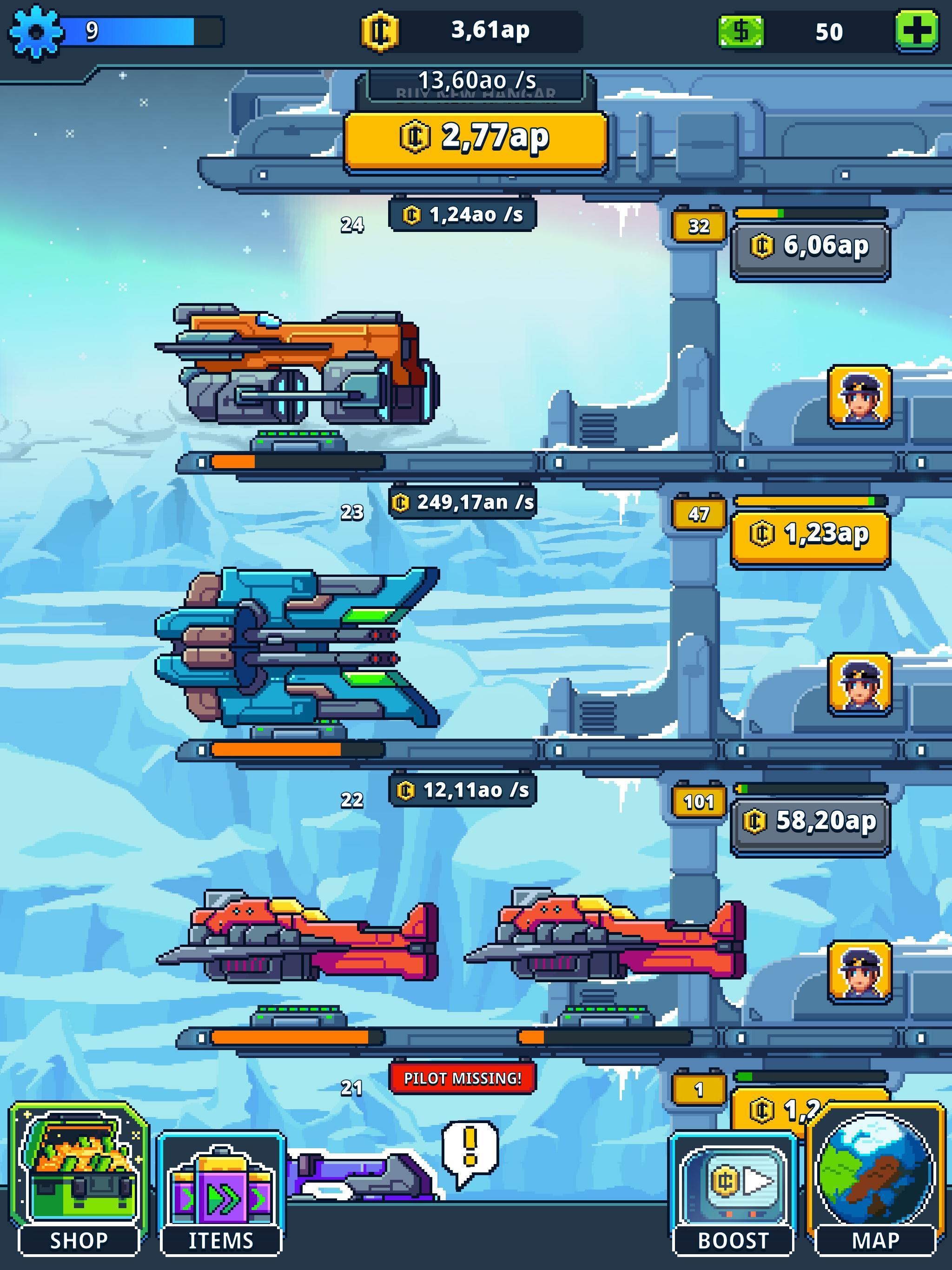 Idle Space Manager Game Screenshot