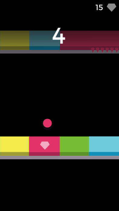 Flashy Ballz - color challenge Game Screenshot